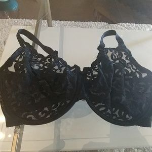 Black Lace Bra